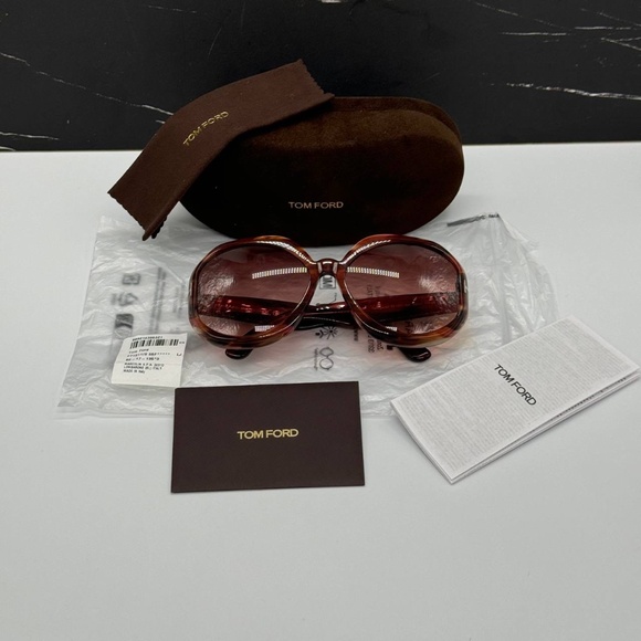 NEW TOM FORD TF1011 55F WOMEN SUNGLASSES TOM FORD GEORGIA-02 FT1011/S - Picture 11 of 11